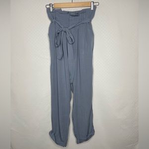 Indigo Rein High-Waisted Belted Paperbag Pants